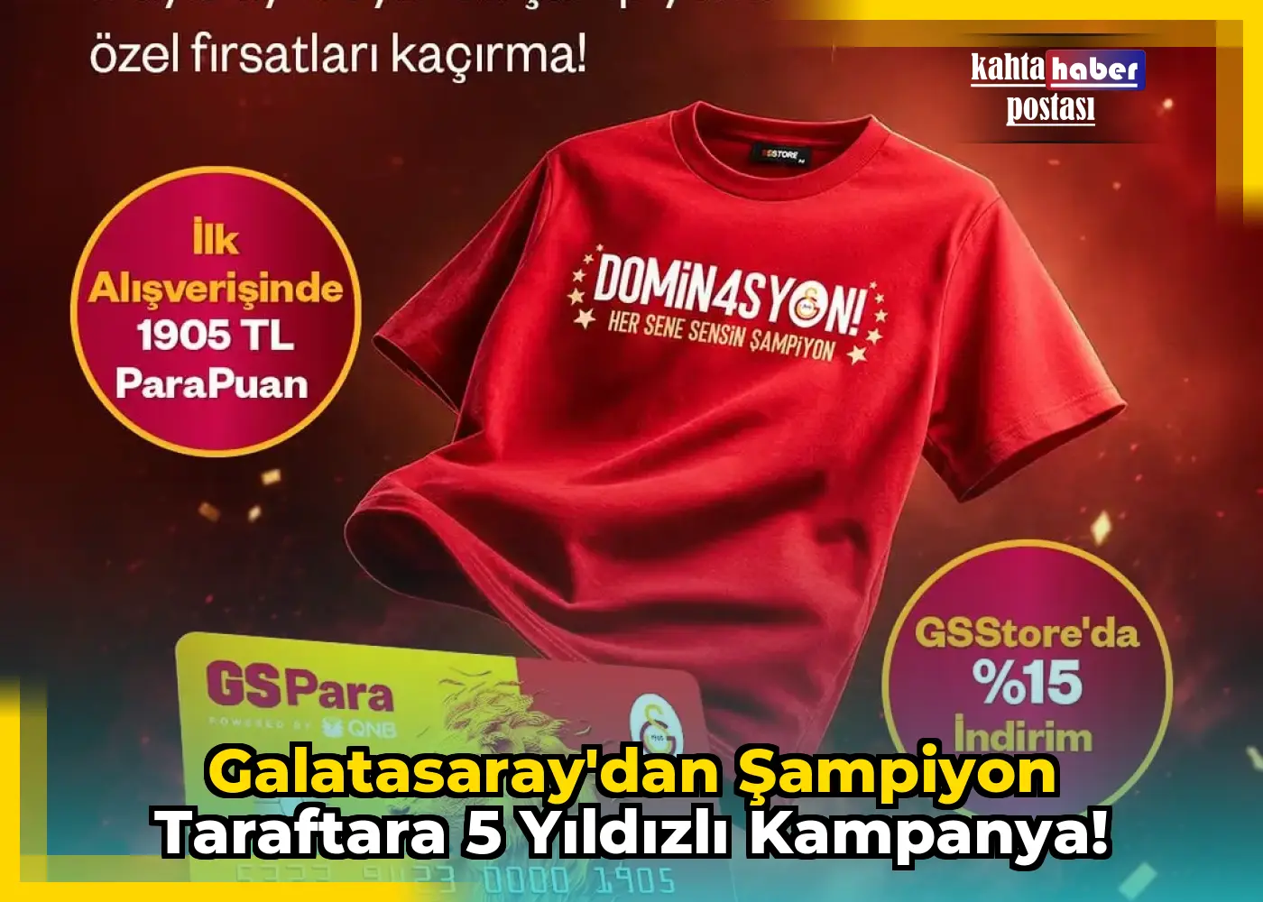 Galatasaray'dan Şampiyon Taraftara 5 Yıldızlı Kampanya!