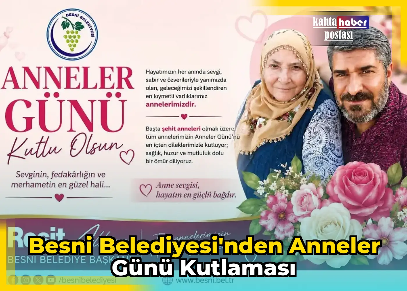 Besni Belediyesi'nden Anneler Günü Kutlaması