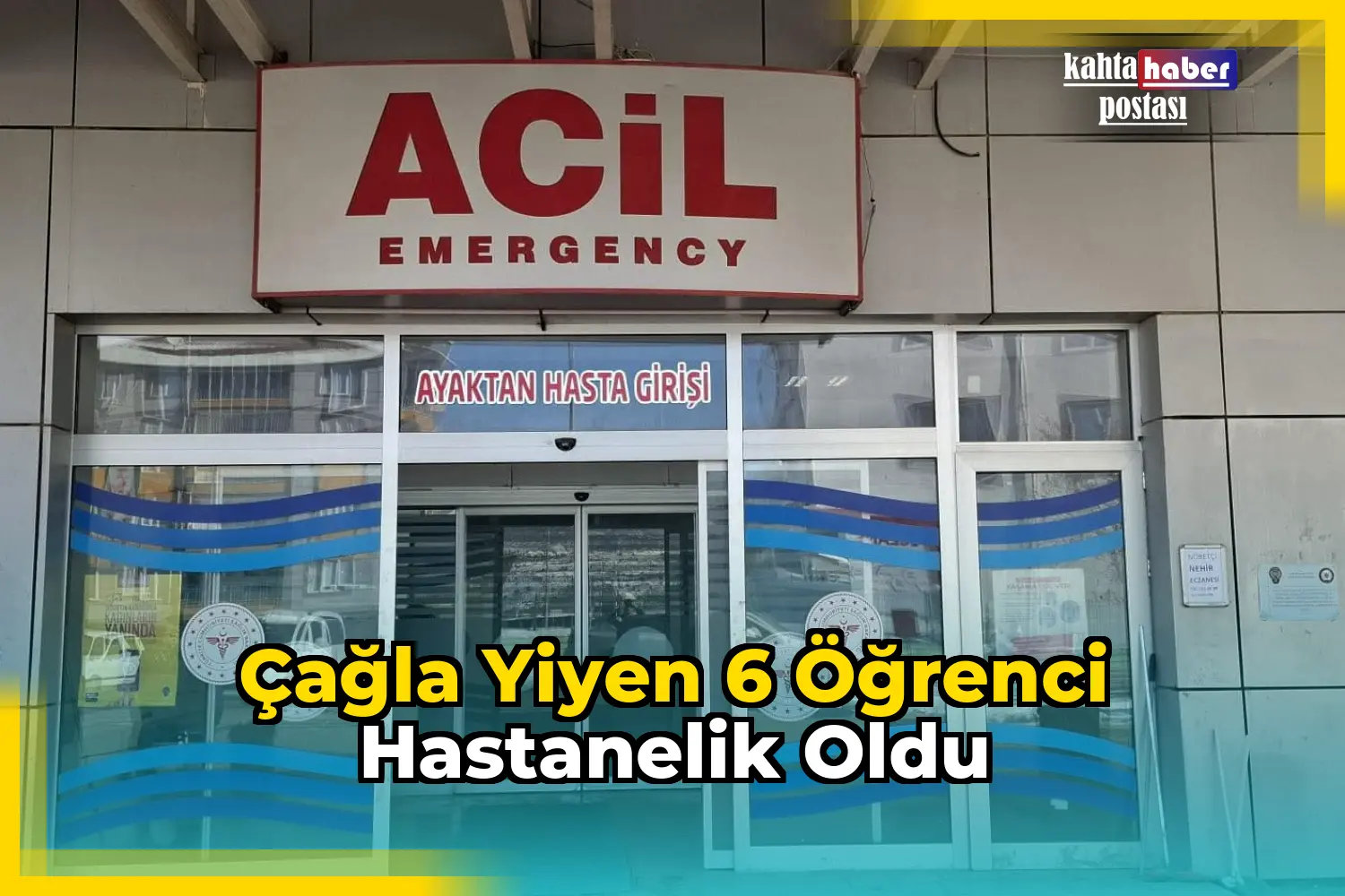 Çağla Yiyen 6 Öğrenci Hastanelik Oldu