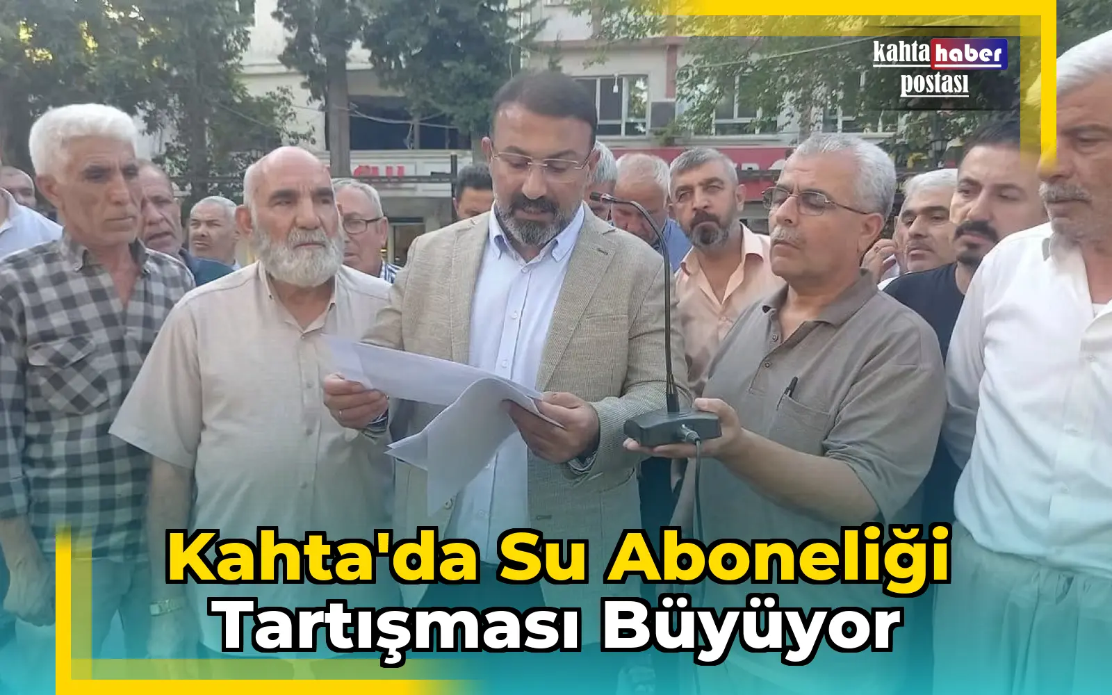 Kahta'da Su Aboneliği Tartışması Büyüyor
