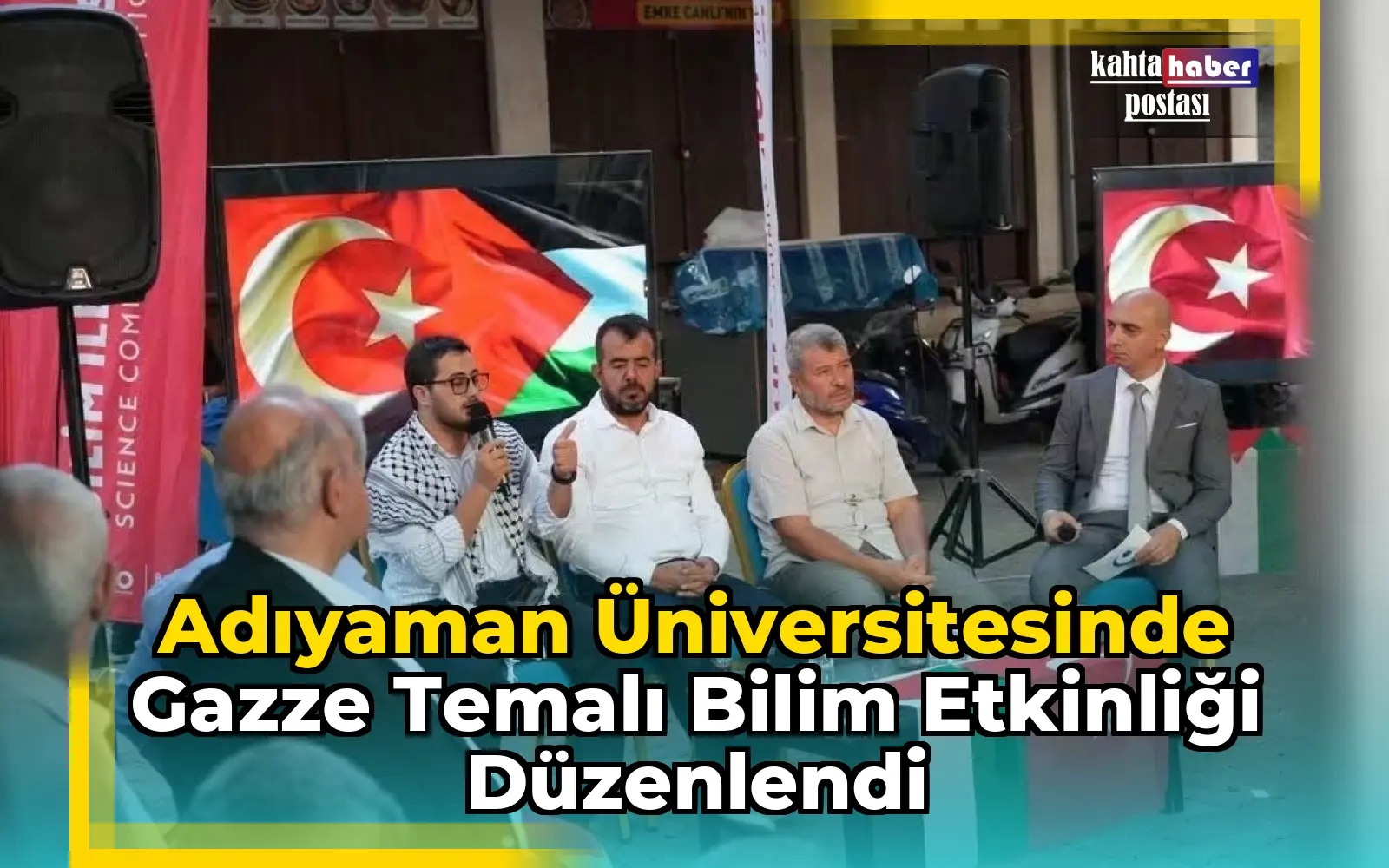 Adıyaman Üniversitesinde Gazze Temalı Bilim Etkinliği Düzenlendi