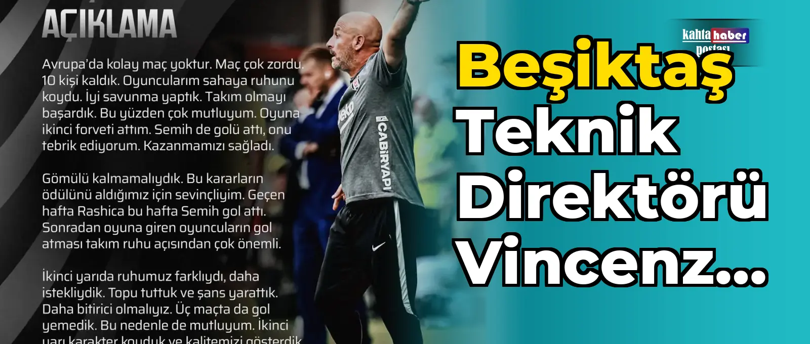 Beşiktaş Teknik Direktörü Vincenzo Italiano Maç Sonu Açıklamalarını Yaptı