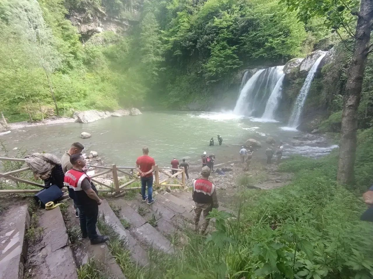 Çaybaşı'nda Şelalede Boğulma Vakaı