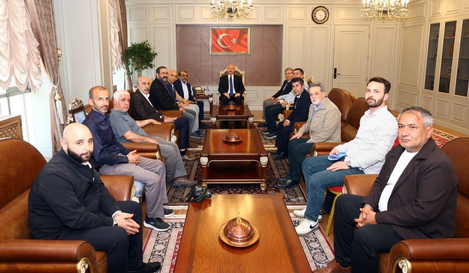Gazeteciler Cemiyeti Adıyaman Valisi'ni Ziyaret Etti