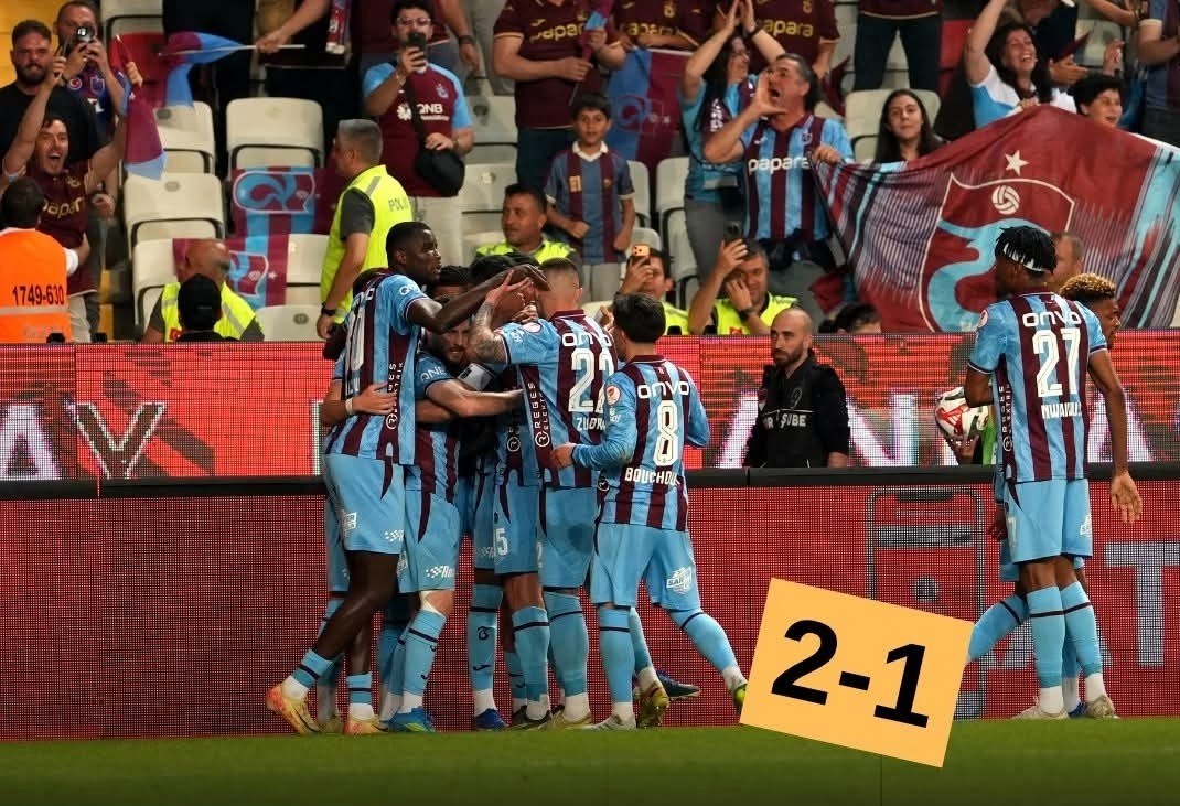 Trabzonspor Türkiye Kupası'nı Kazandı