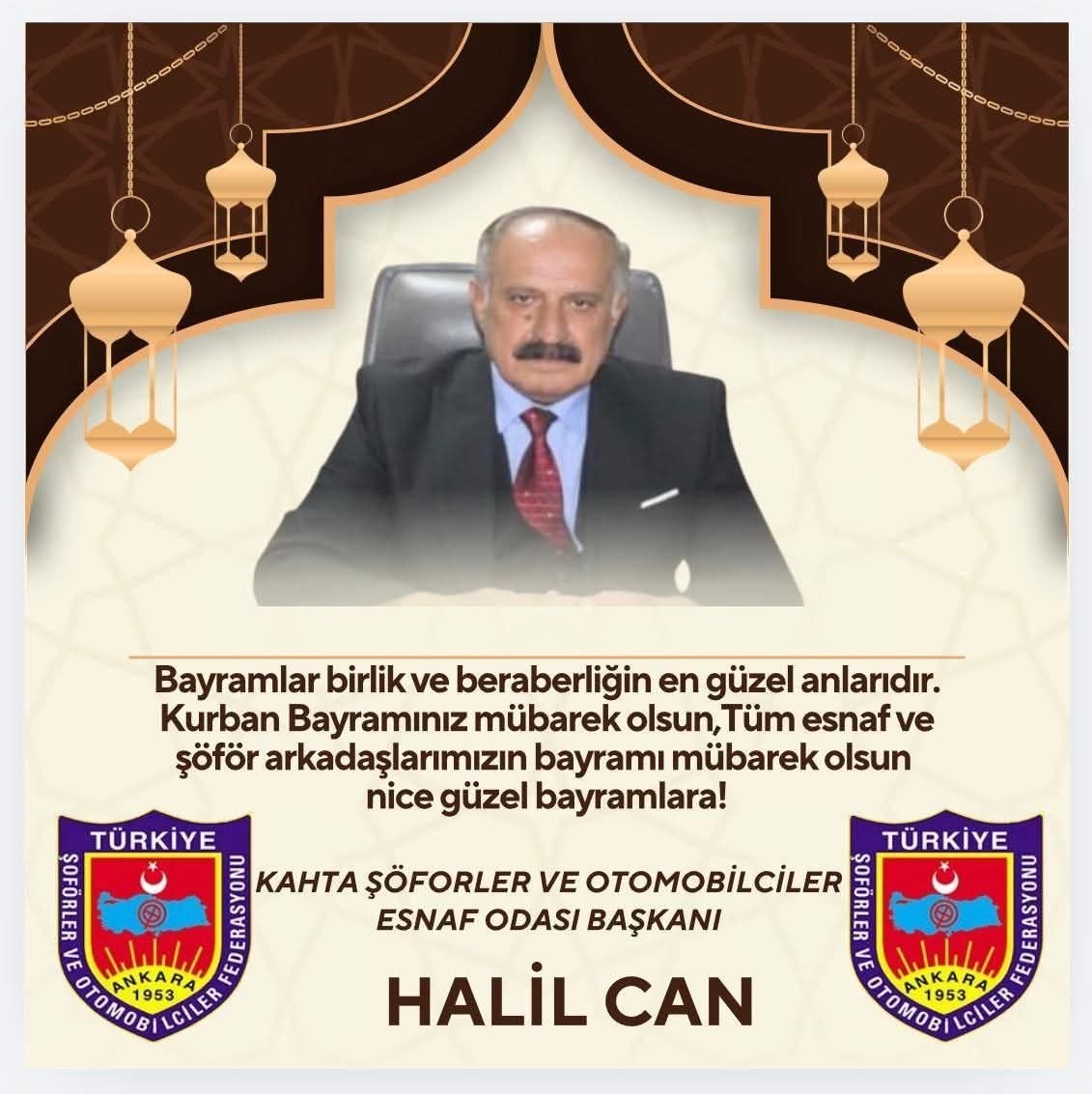 Kurban Bayramı Mesajı Paylaşıldı