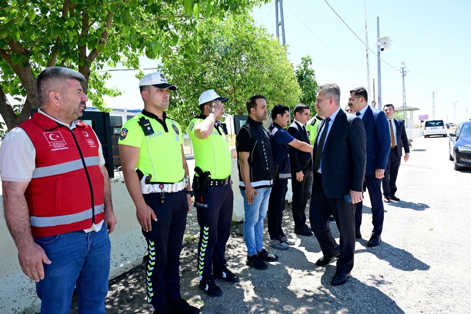 Emniyet Müdürü Nazman Bayramda Personeli Ziyaret Etti