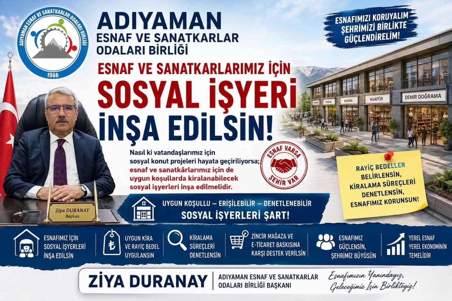 Esnaf ve Sanatkarlar Yüksek Kiralarla Mücadele Ediyor