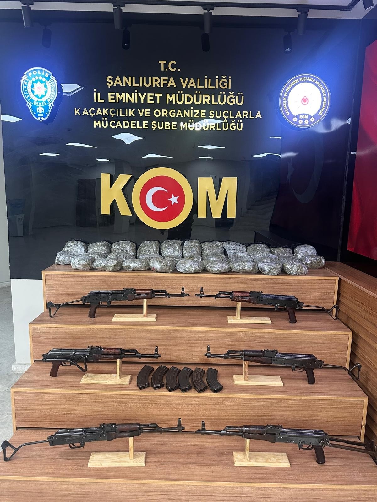 Şanlıurfa'da Silah ve Uyuşturucu Operasyonu