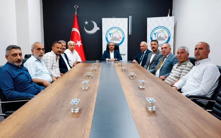 Muhtarlar Birlik Başkanı Duranay'ı Ziyaret Etti