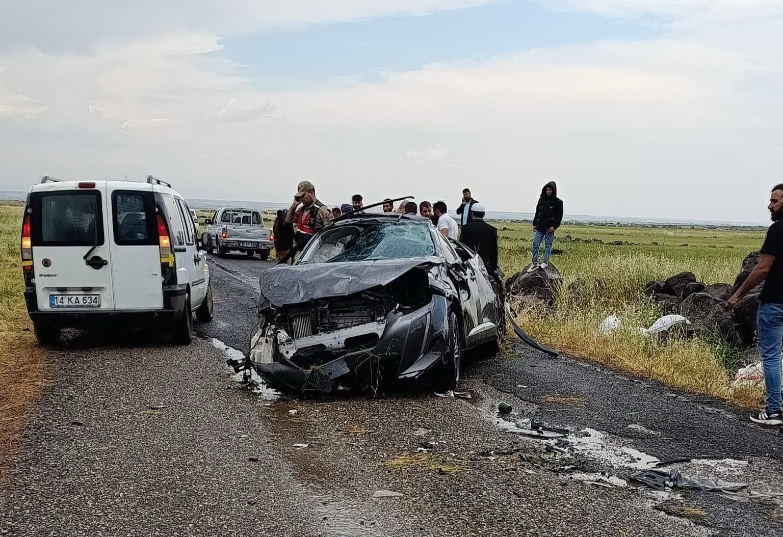 Diyarbakır'da Trafik Kazası: 1 Ölü, 3 Yaralı