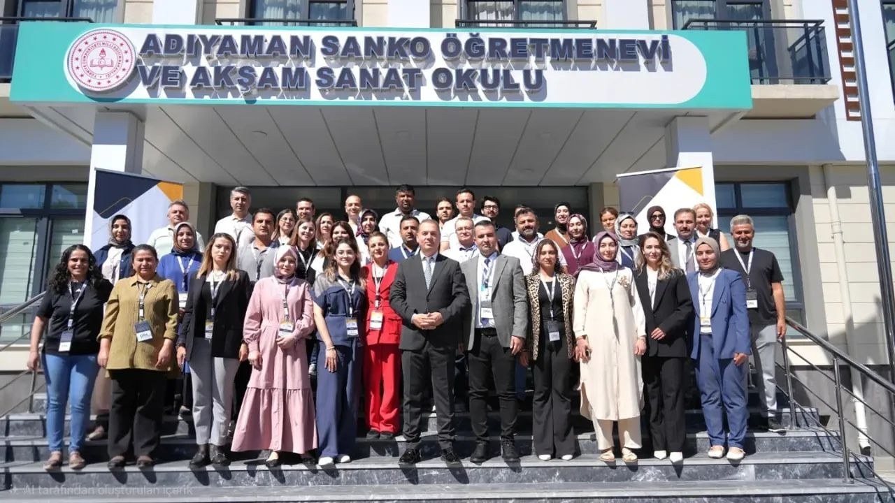 Adıyaman'da Öğretmenlere Yapay Zeka Destekli Eğitim Verildi