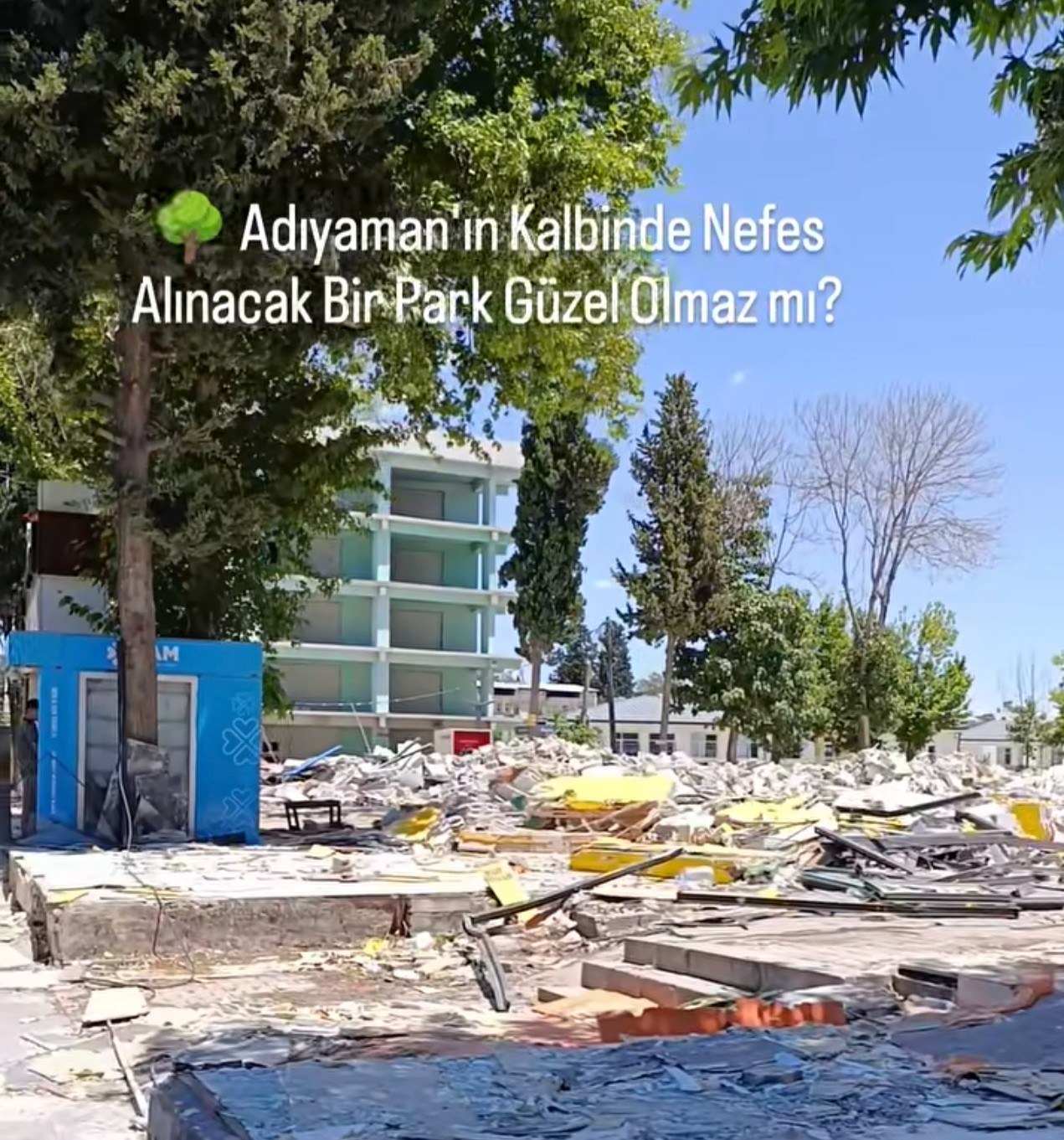 Adıyaman'da Balıkesir Çarşısı Kaldırıldı. Yerine Güzel Bir Park Yapılabilir