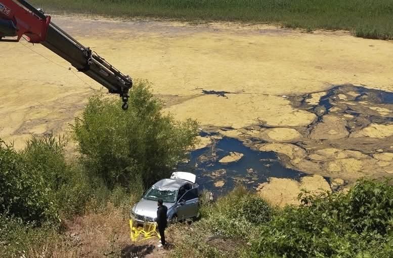 Kahramanmaraş'ta Otomobil Göle Uçtu