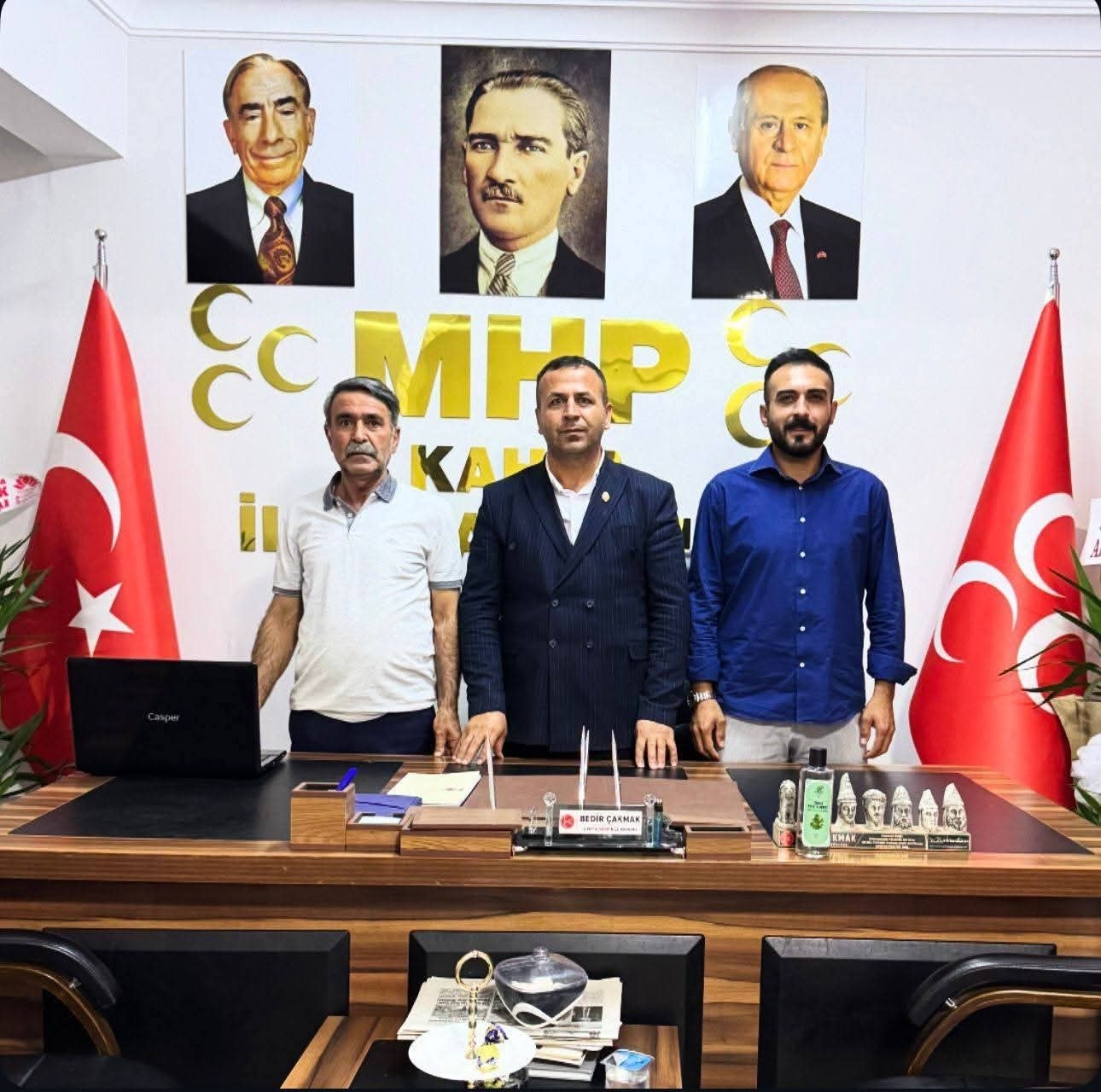 MHP Kahta İlçe Başkanlığı'na Ziyaret