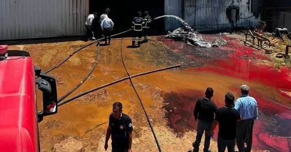 Adıyaman'da Tütün İşletmesinde Yangın Çıktı