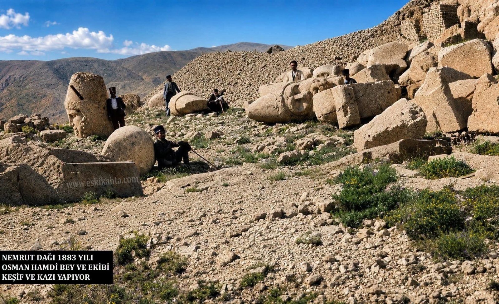 Nemrut Dağı'nda 1883 Yılı Keşif ve Kazıları
