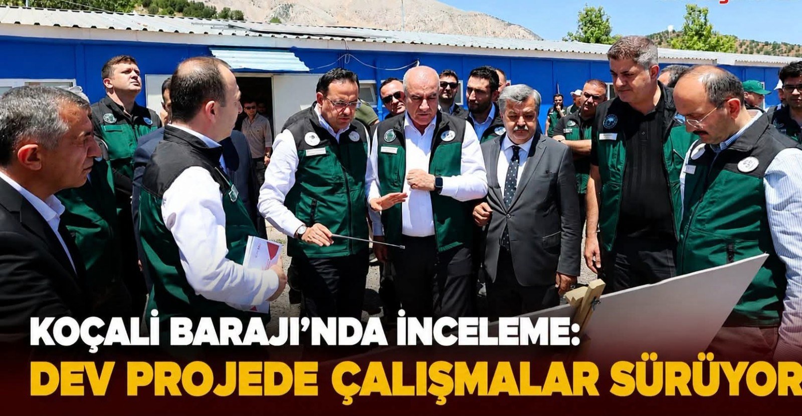 Koçali Barajı Projesi'nde Çalışmalar Hız Kesmiyor