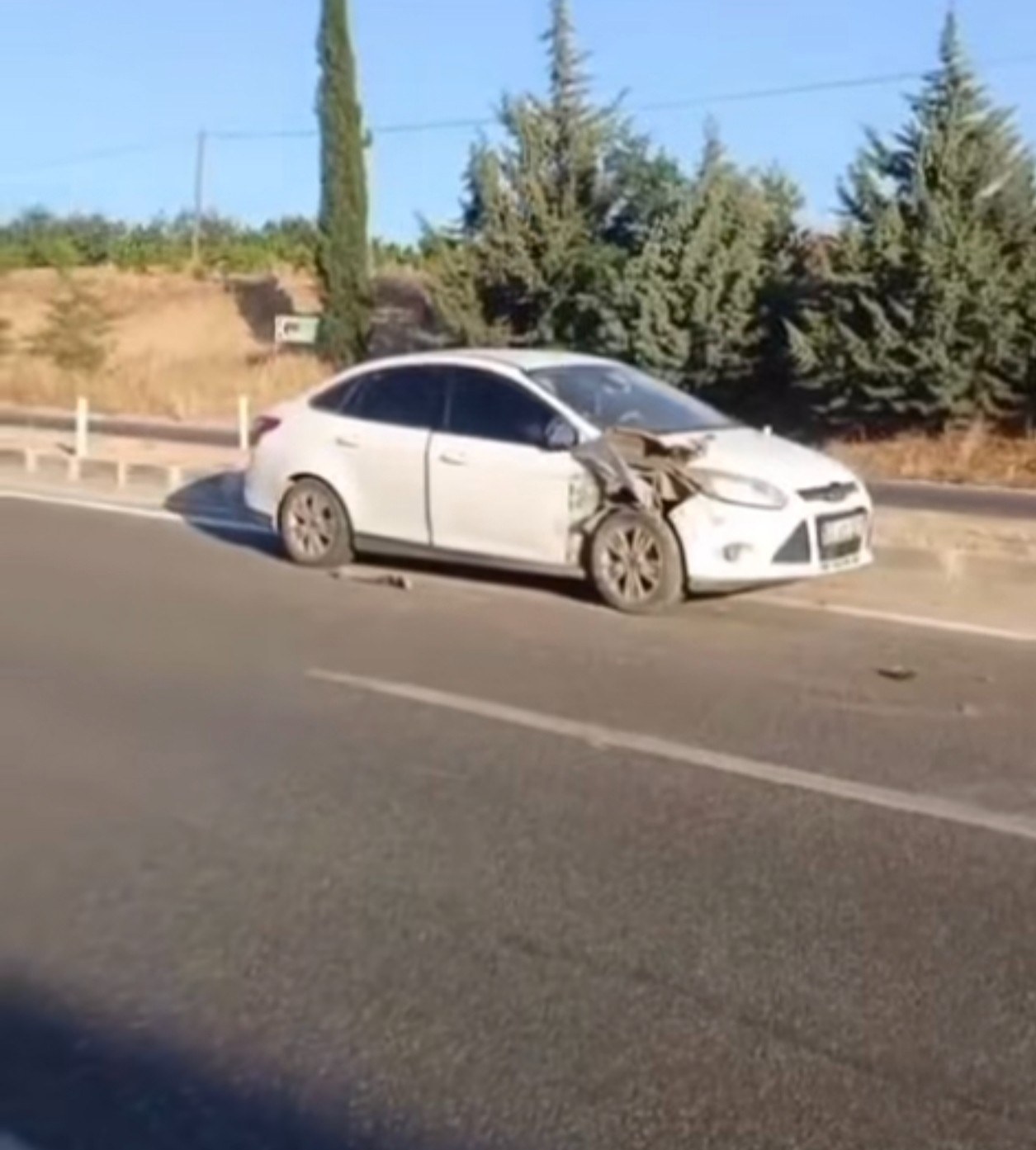 Adıyaman Kahta Karayolu'nda Trafik Kazası