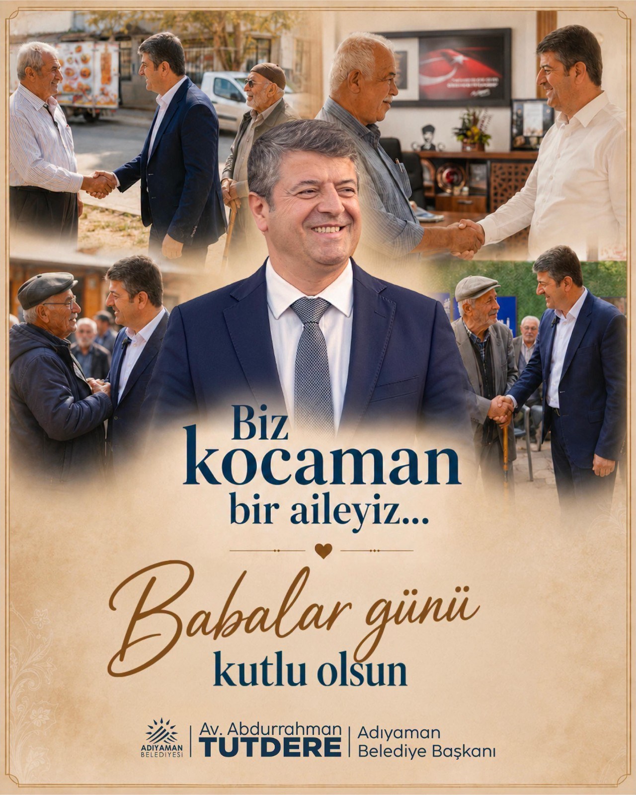 Adıyaman Belediye Başkanı Tutdere Babalar Günü'nü Kutladı