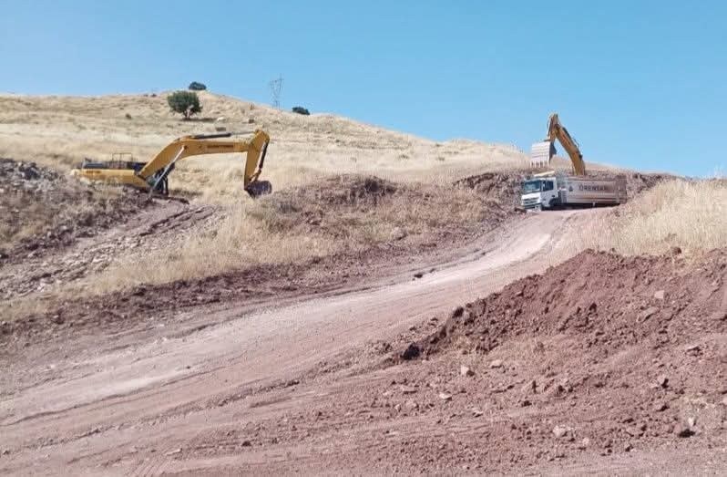 Gerger-Narince Yolu İnşaatında Firma Çalışmalara Başladı