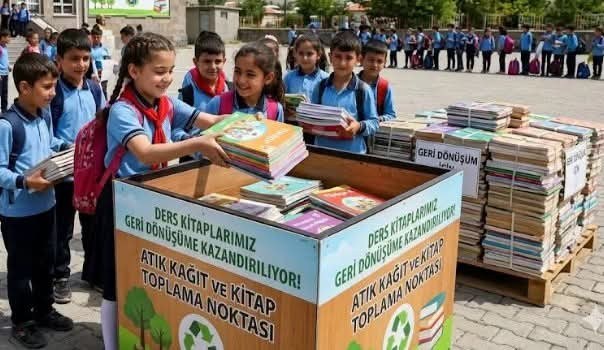 Adıyaman'da Kitaplar Geri Dönüşüme Kampanyası Başlatıldı