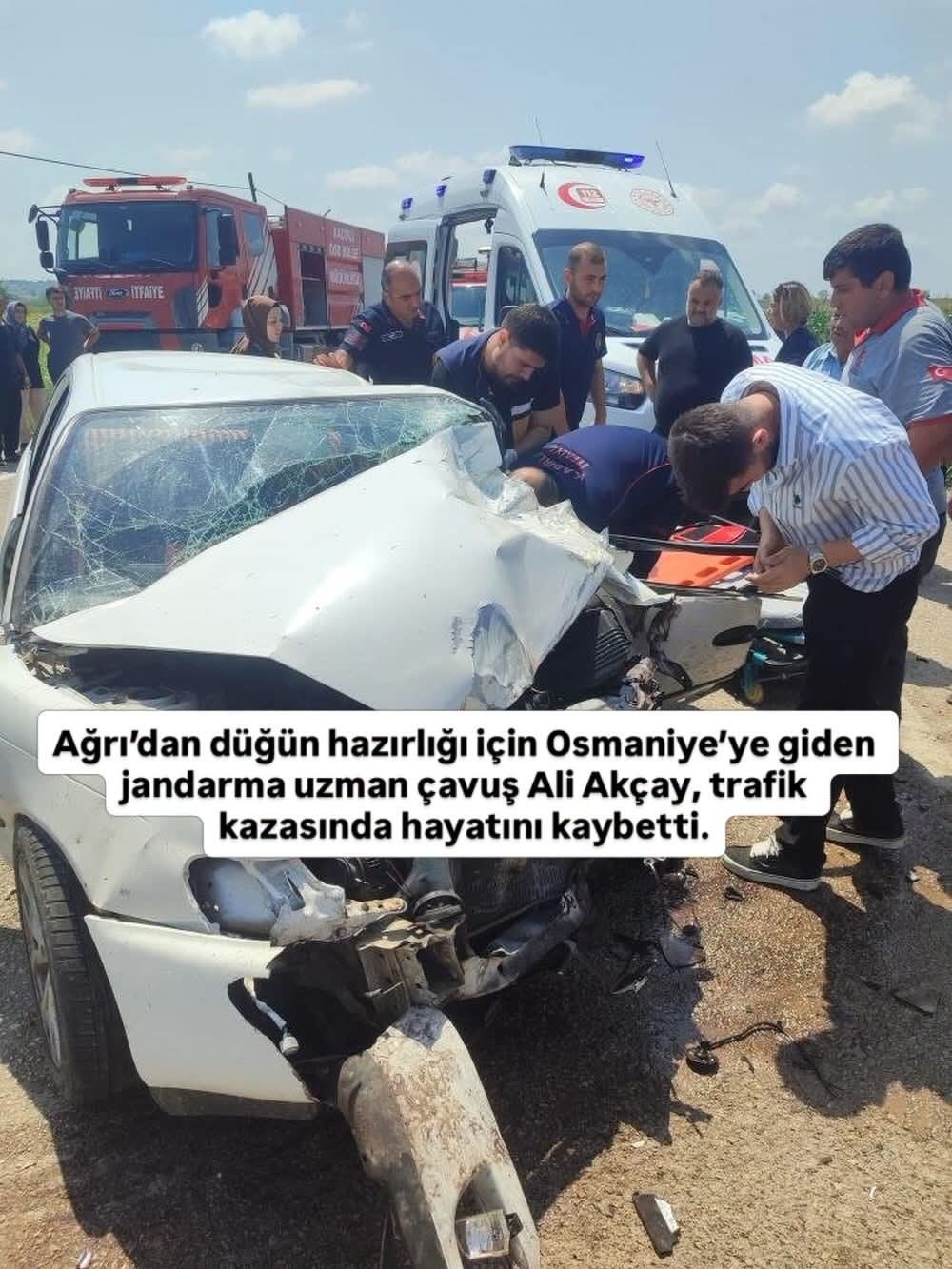 Düğün Hazırlığı İçin Yola Çıkan Uzman Çavuş Ali Akçay Kazada Hayatını Kaybetti