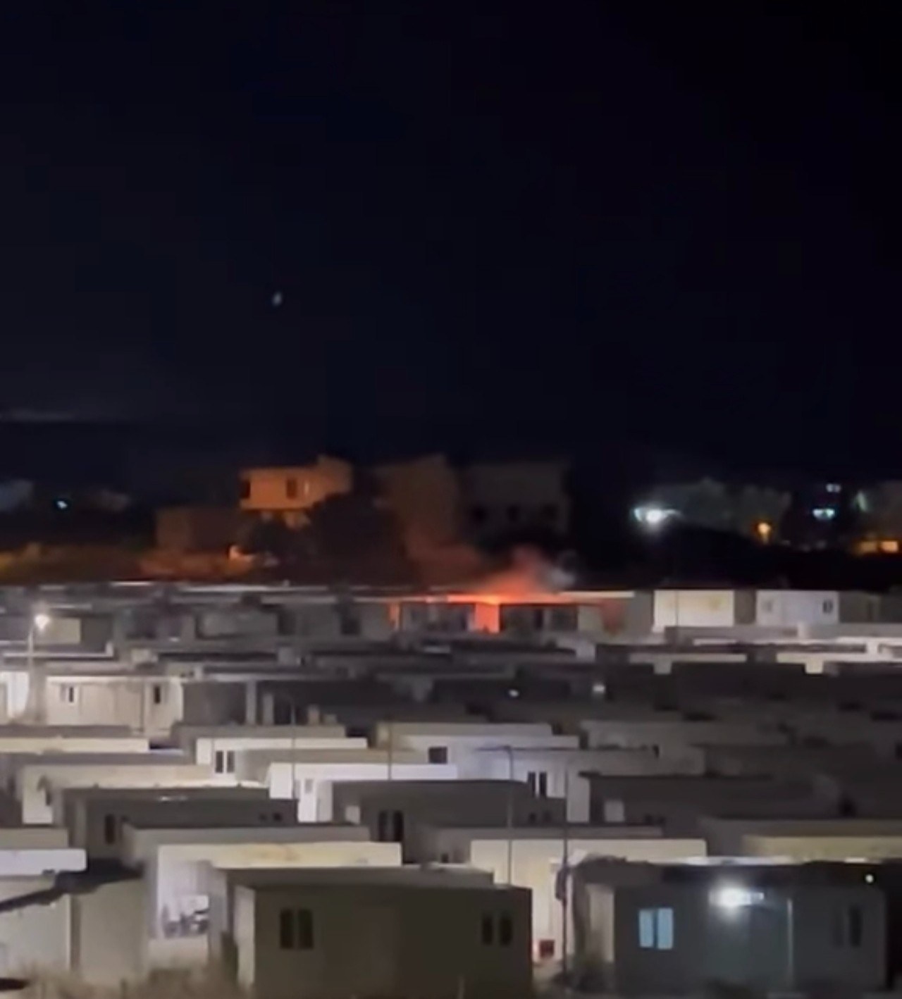 Adıyaman K13B Konteyner Kentinde Yangın Paniği