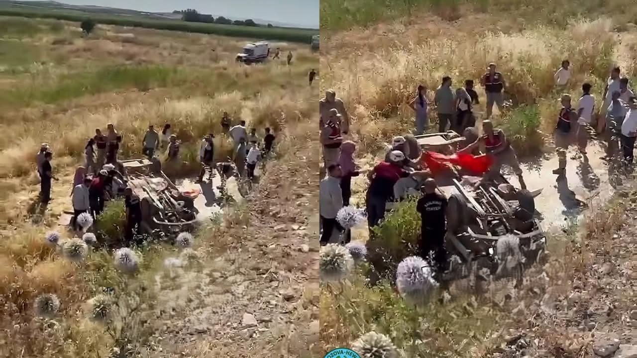Şanlıurfa Adıyaman Yolunda Trafik Kazası: 5 Kişi Yaralandı