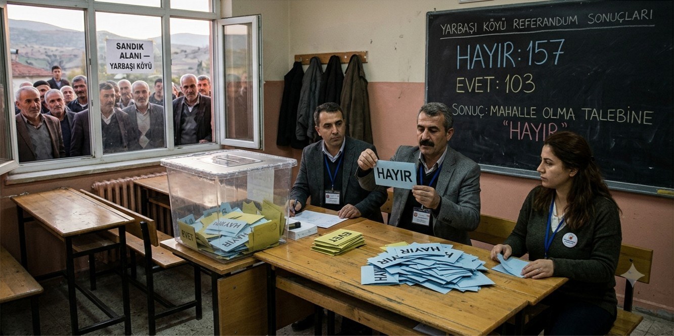 Gölbaşı İlçesinde Yapılan Referandumda Yarbaşı Köyü Mahalle Olma Talebi Reddedildi