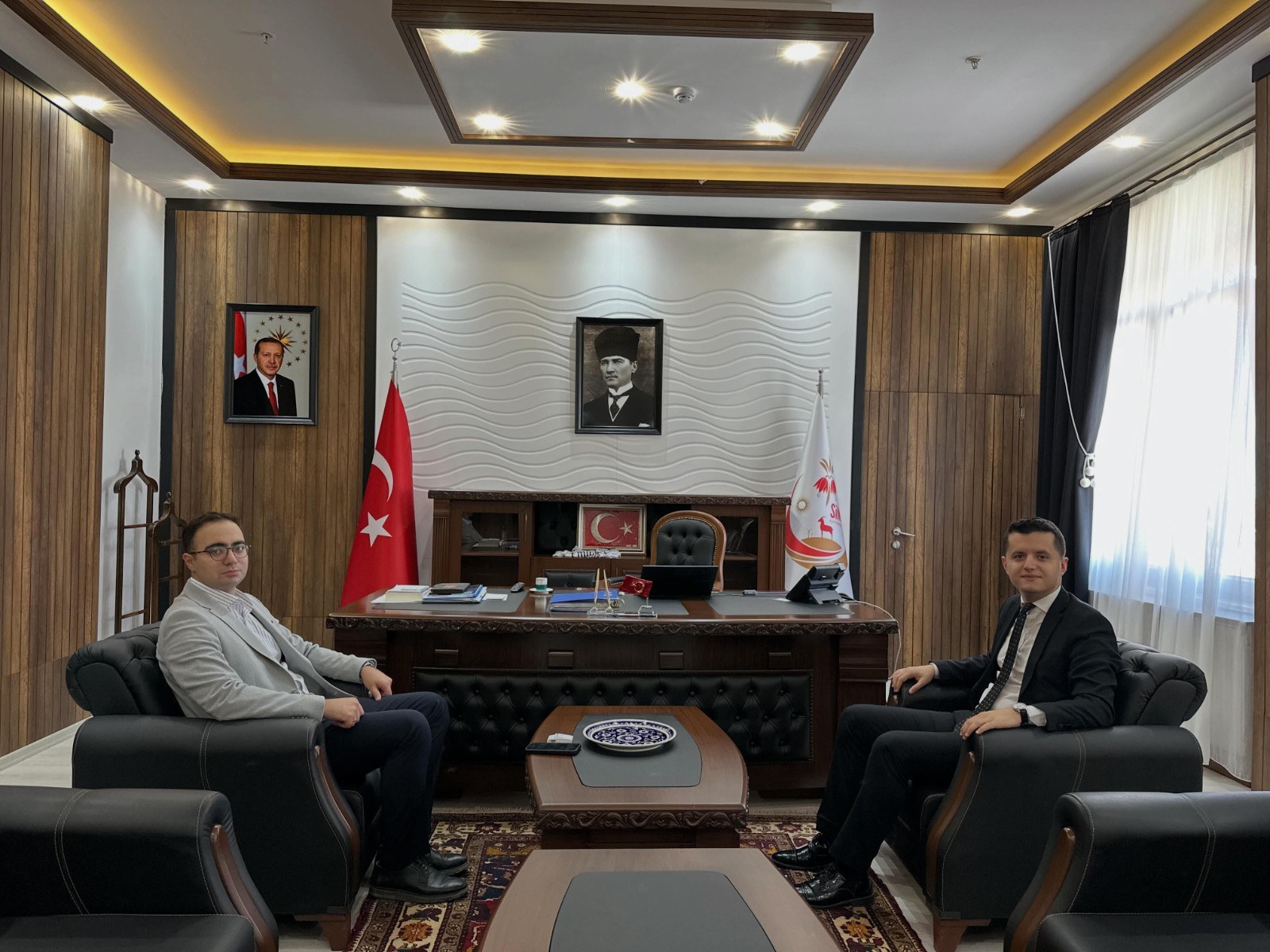 Kahta Cumhuriyet Savcısı Yakup Enes Arslan Sincik Kaymakamı Fatih Yıldız'ı Ziyaret Etti