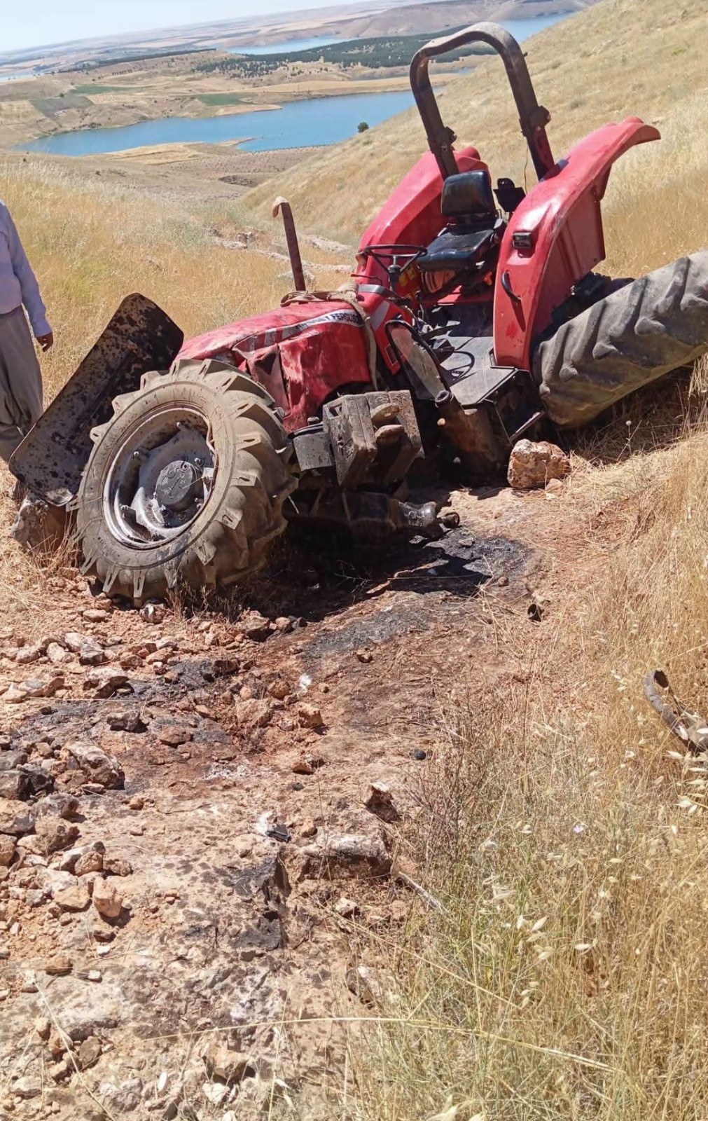 Adıyaman Kahta'da Traktör Kazası: Yaralı Yok
