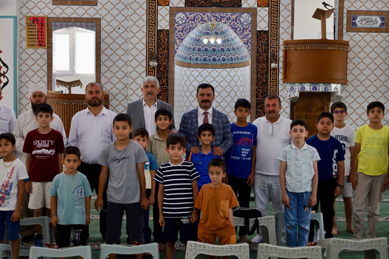Kahta Kaymakamı Soysal' ve Belediye Başkanı Hallaç Yaz Kur'an Kurslarını Ziyaret Etti
