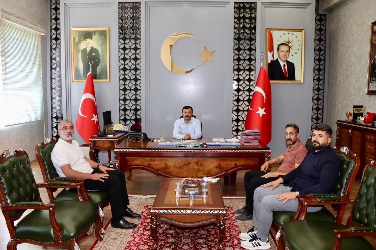AK Yol Derneğinden Kahta Kaymakamı Soysal'a Teşekkür Ziyareti