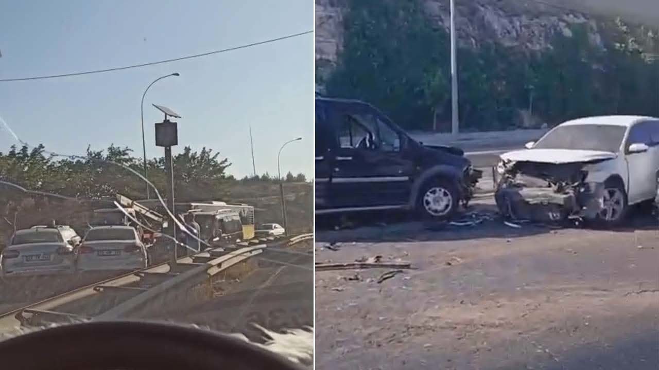 Şanlıurfa'da Zincirleme Kaza: 4 Araç Karıştı