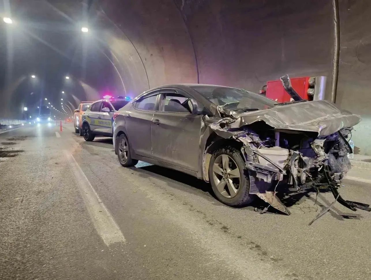Adıyaman Malatya Yolu Erkenek Tüneli'nde Trafik Kazası: 1 Yaralı