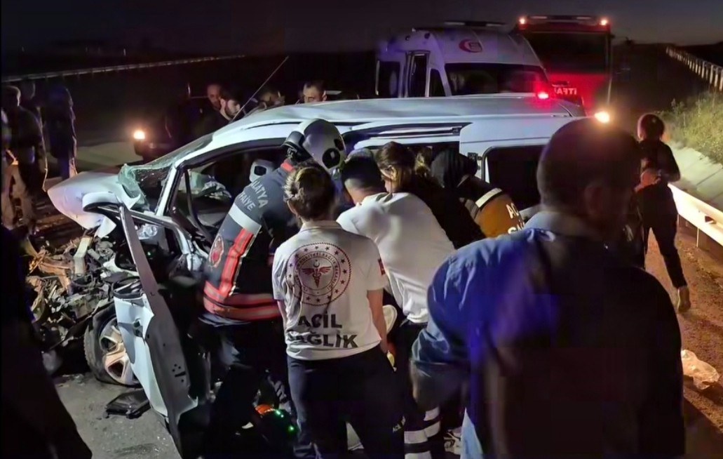 Malatya'da Tek Şeride Düşen Yolda Feci Kaza