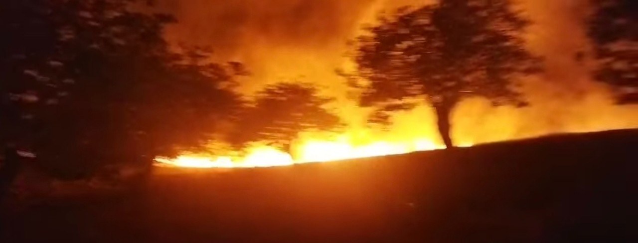 Besni'de Bahçe Yangınına Müdahale Edildi
