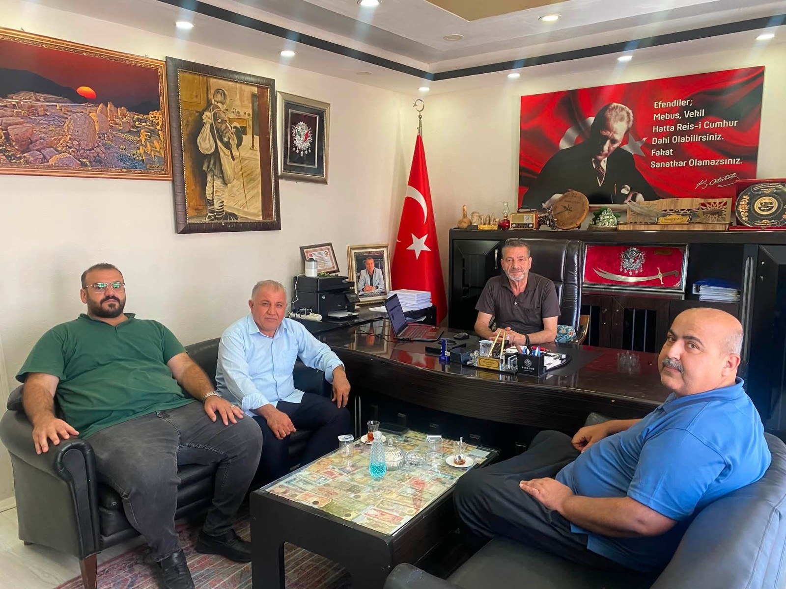Kahta Esnaf Kredi Kefalet Kooperatifi Ziyaret Edildi