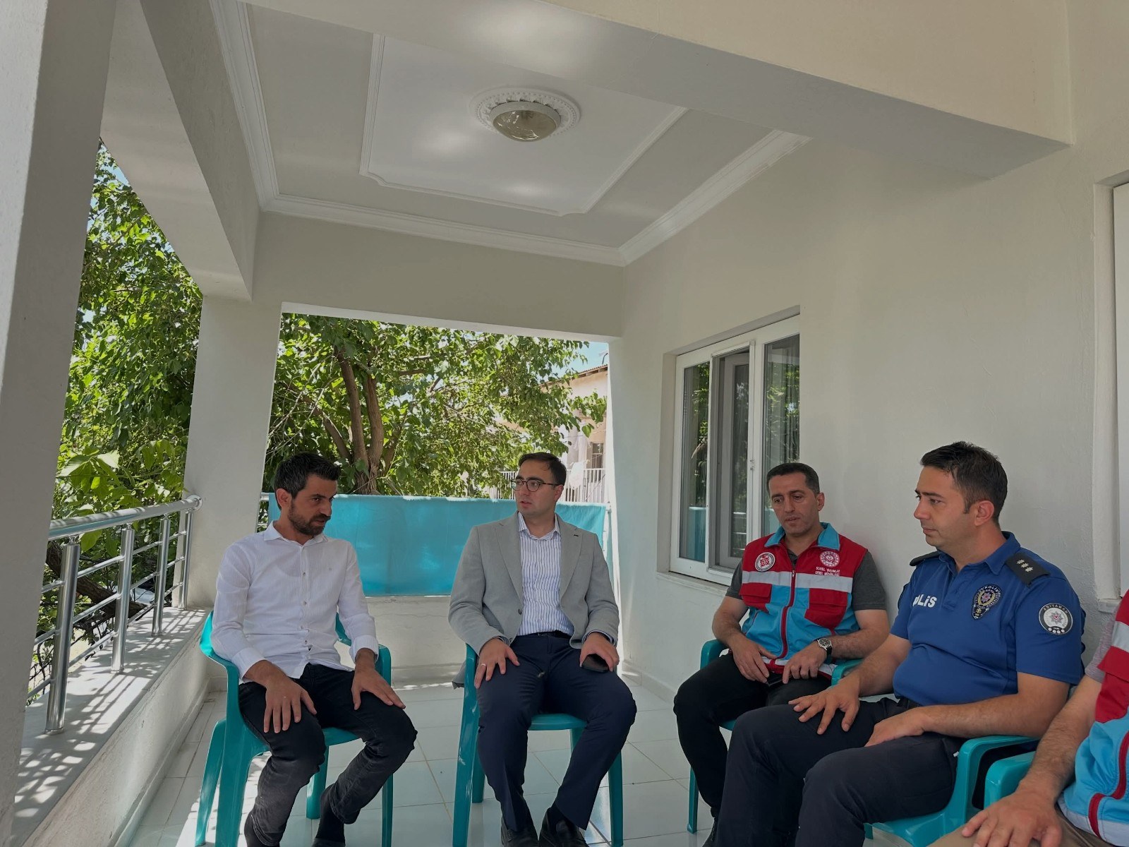 Sincik Kaymakamı Şehit Ailesini Ziyaret Etti