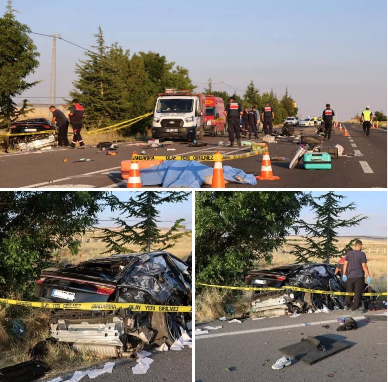Nevşehir'de Trafik Kazasında Aynı Aileden 3 Kişi Öldü  1 Kişi Yaralandı