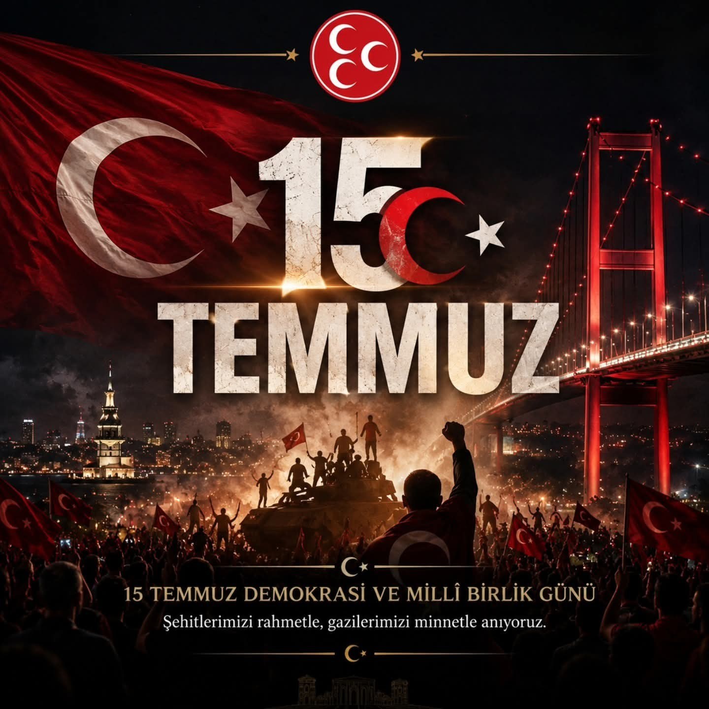 İnlice Belediye Başkanı Yakan'dan 15 Temmuz Mesajı