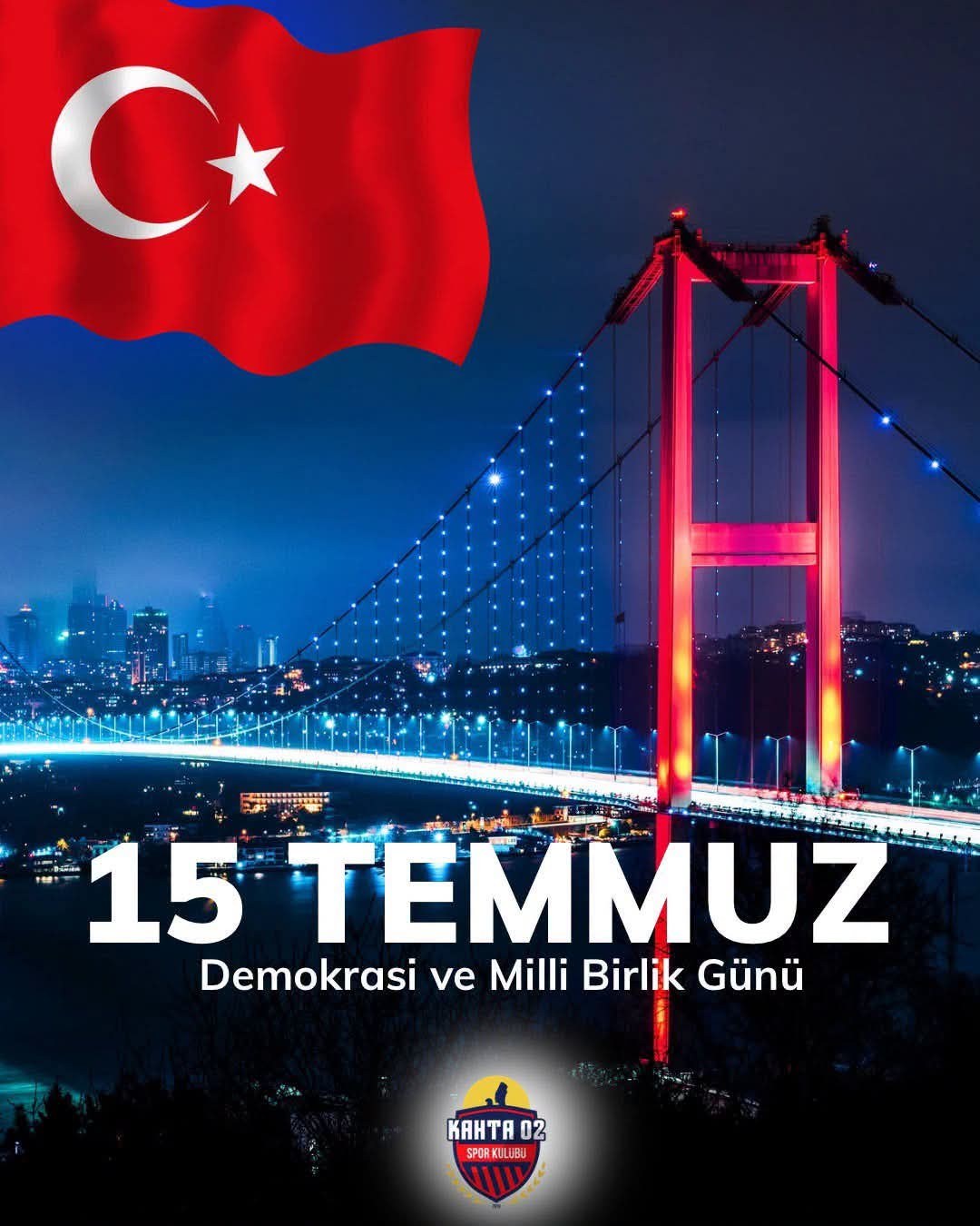 Kahta02 Spor'dan 15 Temmuz Anması