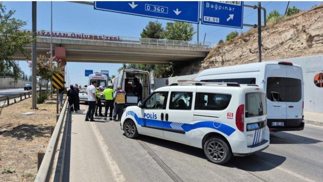 Eğriçay Köprüsü Yakınlarında Trafik Kazası Meydana Geldi