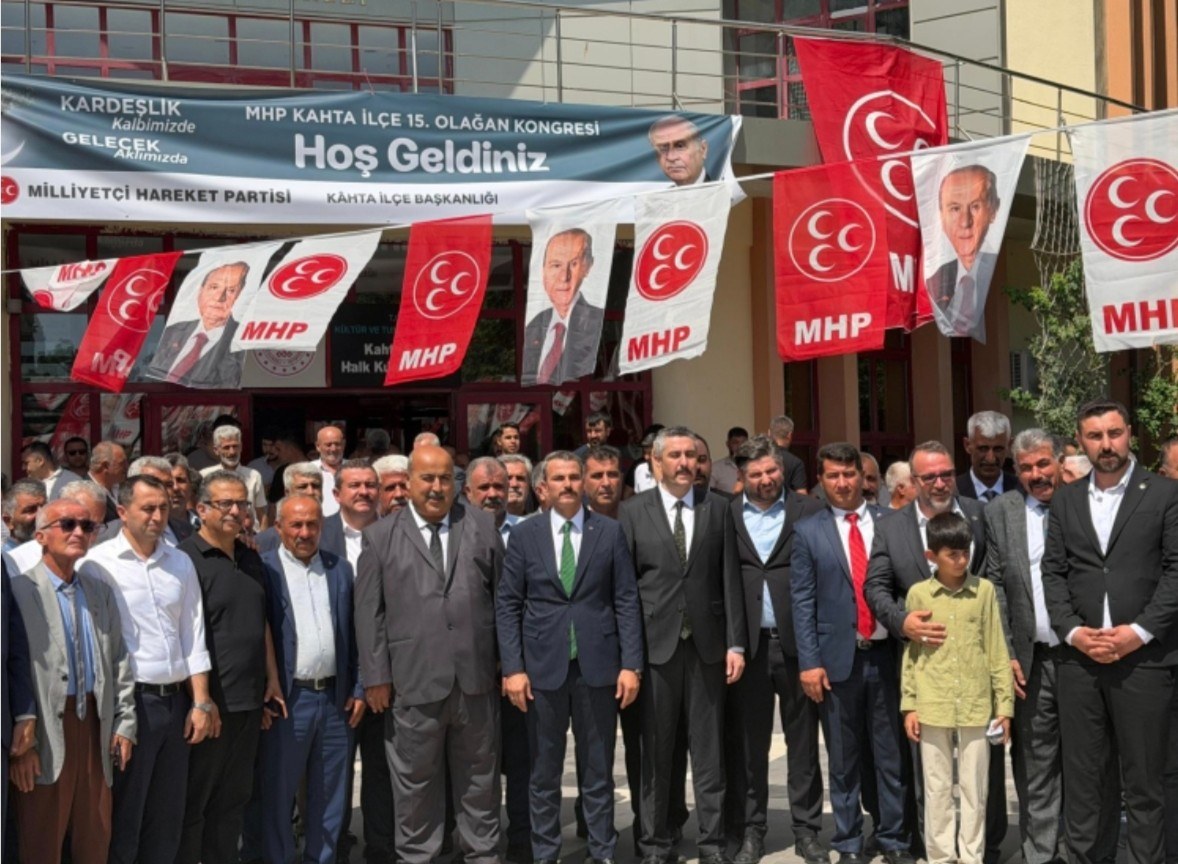 MHP Kahta İlçe Başkanlığı Seçimi Yapıldı
