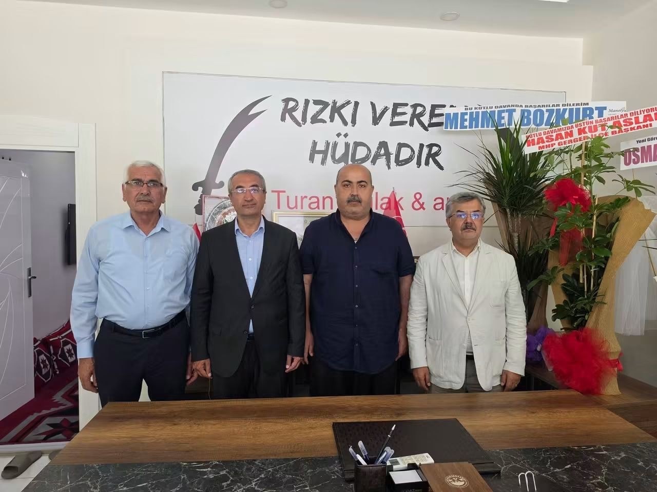 MHP Kahta İlçe Başkanı Haşim Turan Teşekkür Etti.