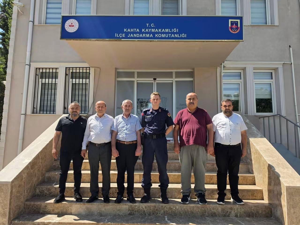 MHP Kahta İlçe Başkanlığından Jandarma Ziyareti