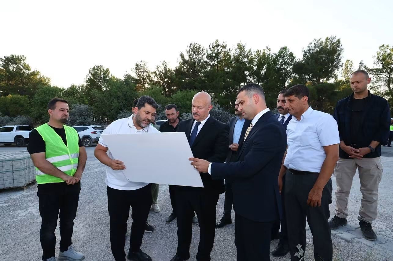 Ali Dağı Mesire Alanı'nda Yol Çalışması