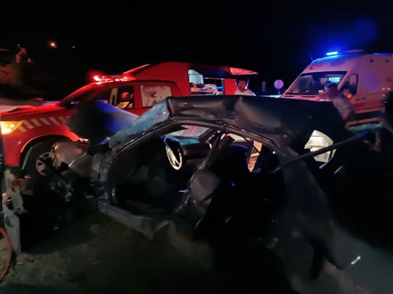 Malatya Hekimhan'da Feci Trafik Kazasında: 1 Kişi Öldü 1 Kişi Yaralandı