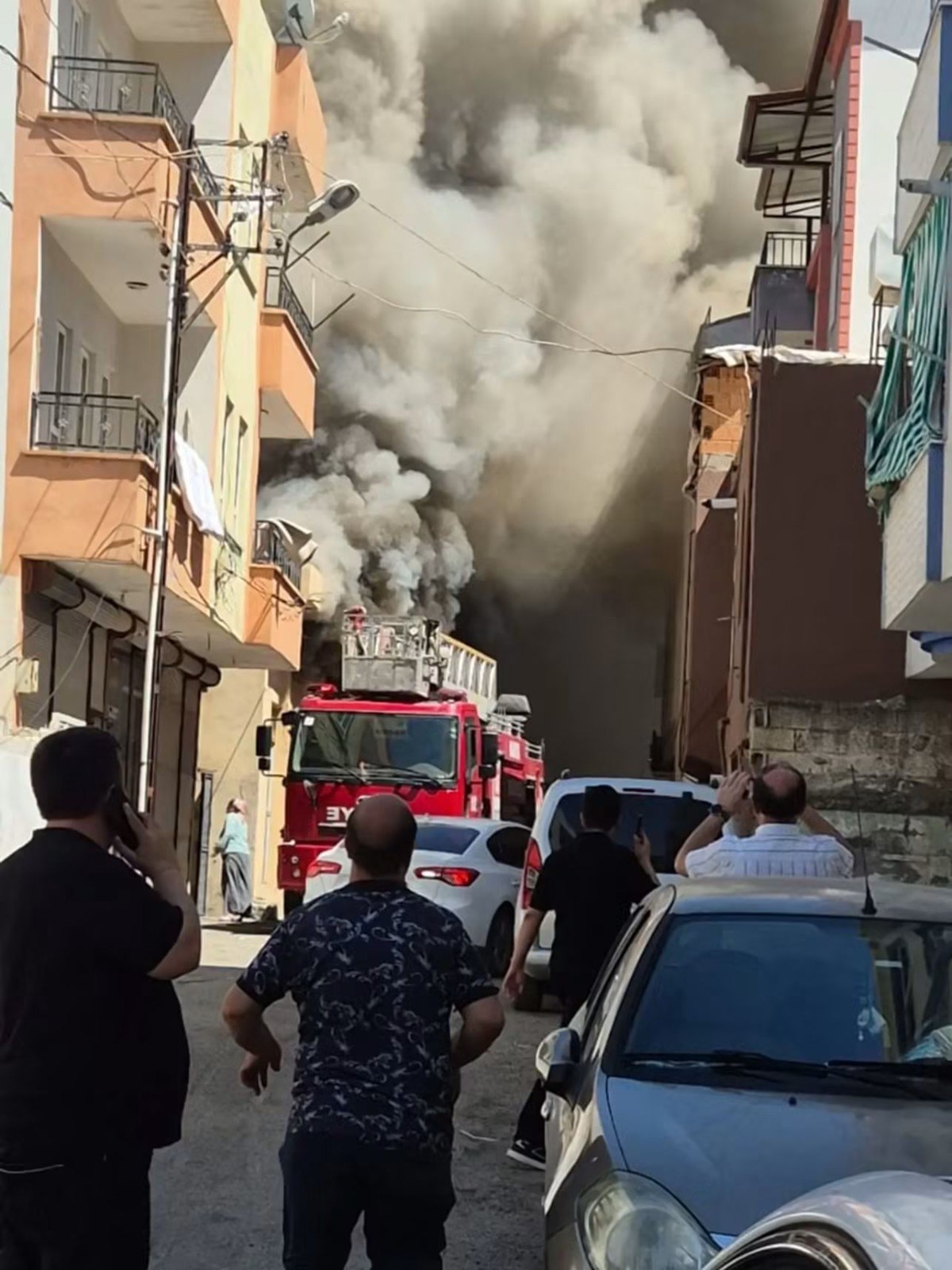 Kâhta'da Gaz Tüpü Deposunda Patlama Meydana Geldi